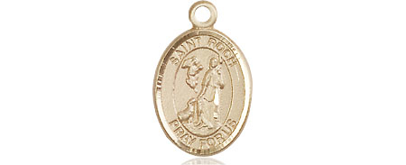 14kt Gold Filled Saint Roch Medal