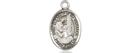 Sterling Silver Saint Elizabeth of the Visitation Medal