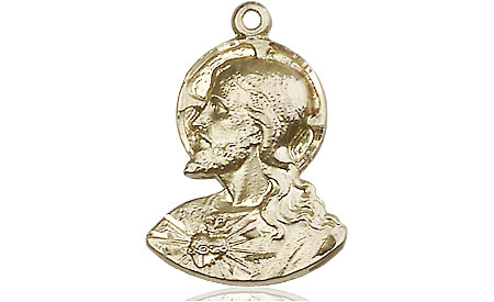 14kt Gold Filled Head of Christ Medal