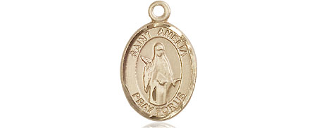 14kt Gold Filled Saint Amelia Medal