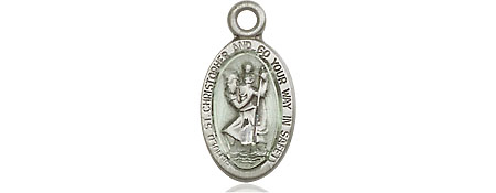 Sterling Silver Saint Christopher Medal