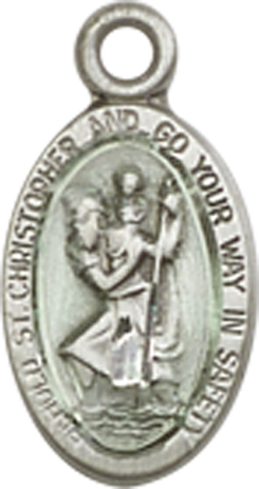 Sterling Silver Saint Christopher Medal
