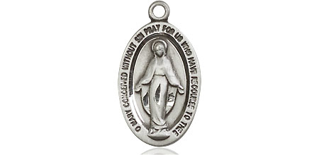 Sterling Silver Miraculous Medal - With Box