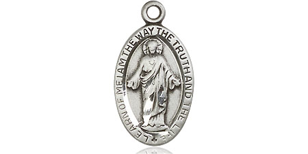 Sterling Silver Scapular Medal