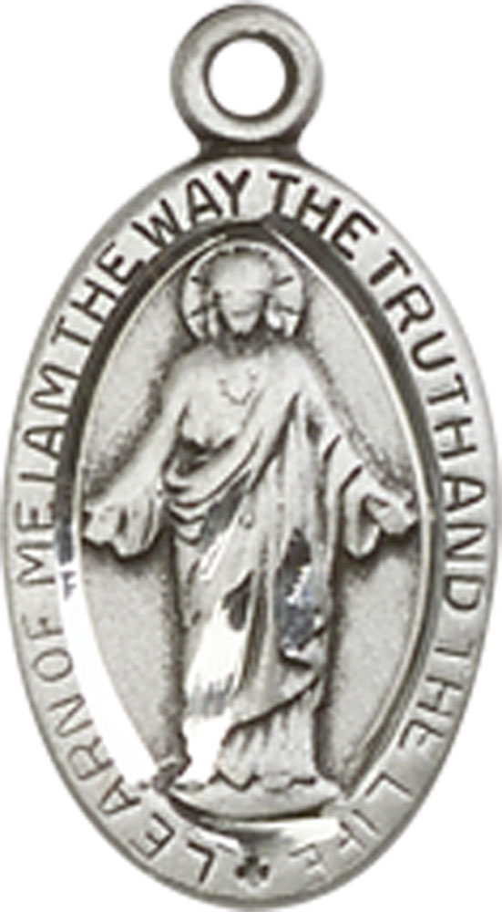 Sterling Silver Scapular Medal