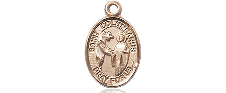 14kt Gold Filled Saint Columbanus Medal