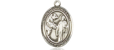Sterling Silver Saint Columbanus Medal