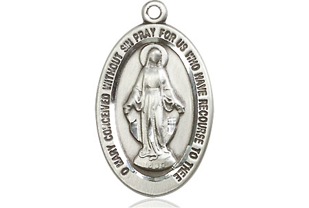 Sterling Silver Miraculous Medal - With Box