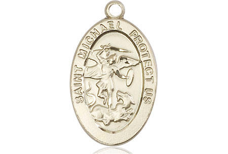 14kt Gold Filled Saint Michael the Archangel Medal