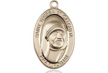 14kt Gold Filled Saint Teresa of Calcutta Medal