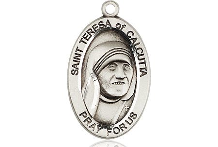 Sterling Silver Saint Teresa of Calcutta Medal