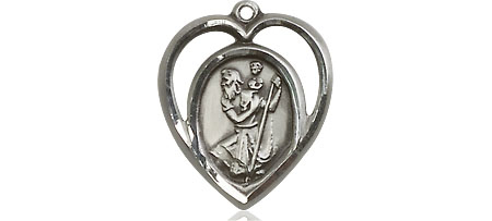 Sterling Silver Saint Christopher Medal