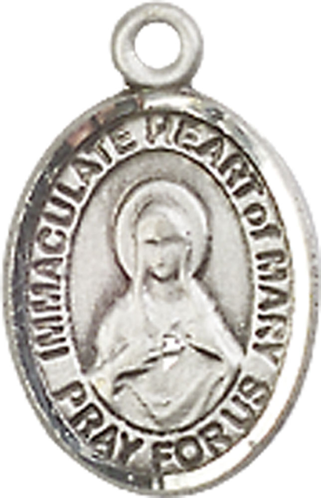 Sterling Silver Immaculate Heart of Mary Medal