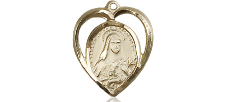 14kt Gold Filled Saint Theresa Medal