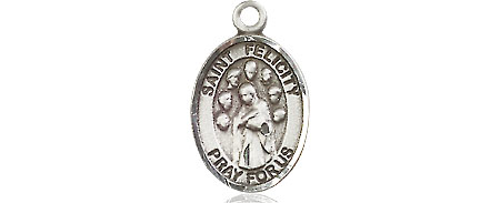 Sterling Silver Saint Felicity Medal