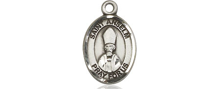 Sterling Silver Saint Anselm of Canterbury Medal