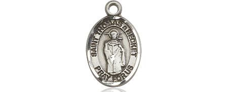 Sterling Silver Saint Thomas A Becket Medal