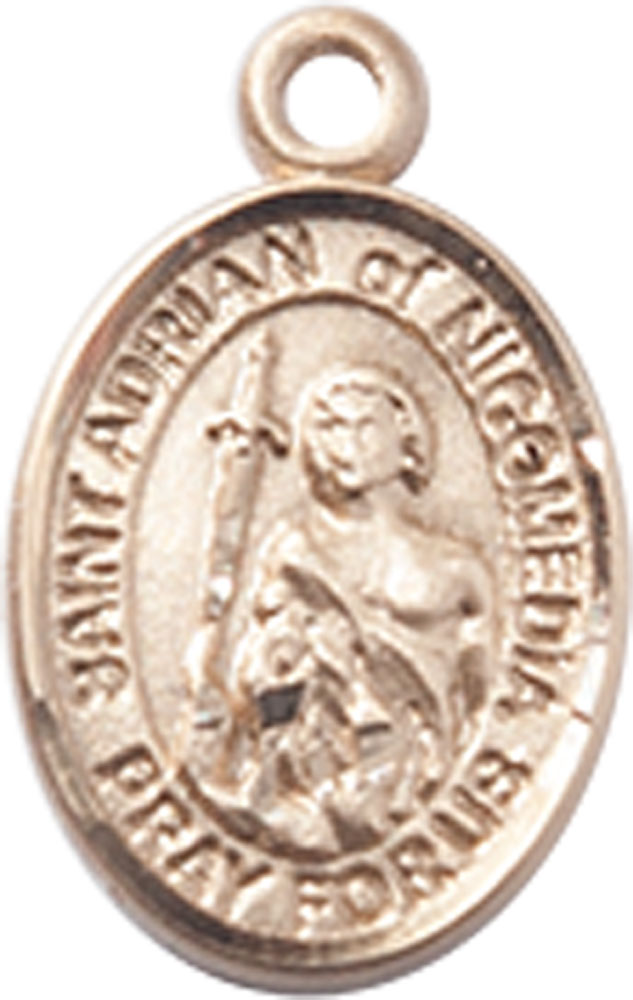 14kt Gold Filled Saint Adrian of Nicomedia Medal