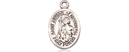 Sterling Silver Saint Adrian of Nicomedia Medal