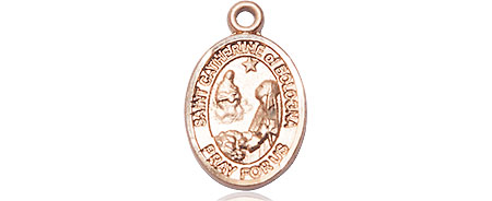 14kt Gold Filled Saint Catherine of Bologna Medal