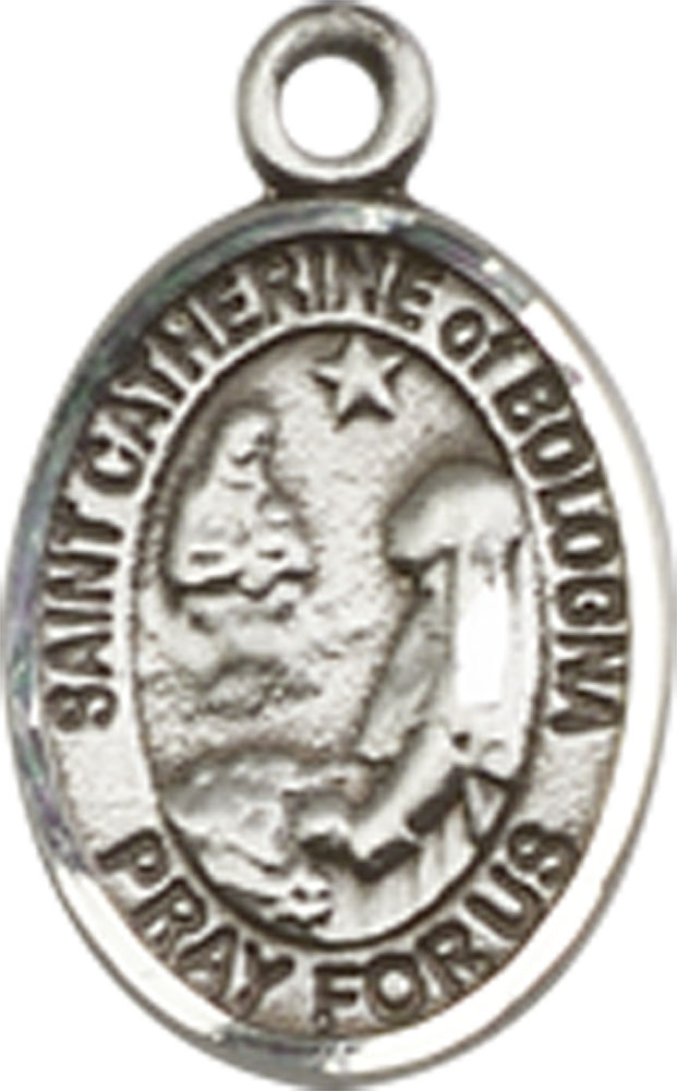 Sterling Silver Saint Catherine of Bologna Medal
