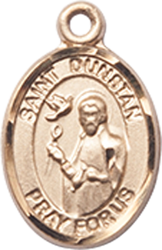 14kt Gold Filled Saint Dunstan Medal