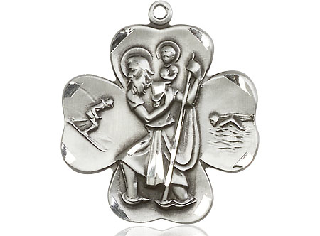 Sterling Silver Saint Christopher Medal