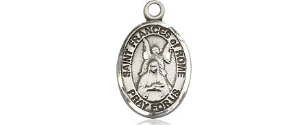 Sterling Silver Saint Frances of Rome Medal