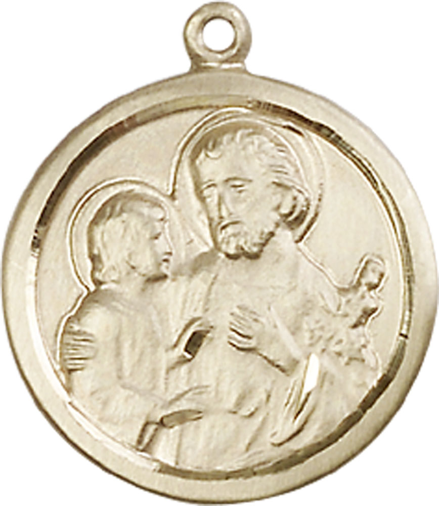 14kt Gold Filled Saint Joseph Medal