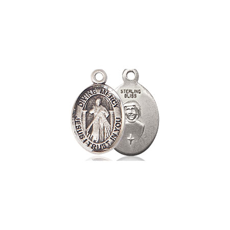 Sterling Silver Divine Mercy Medal