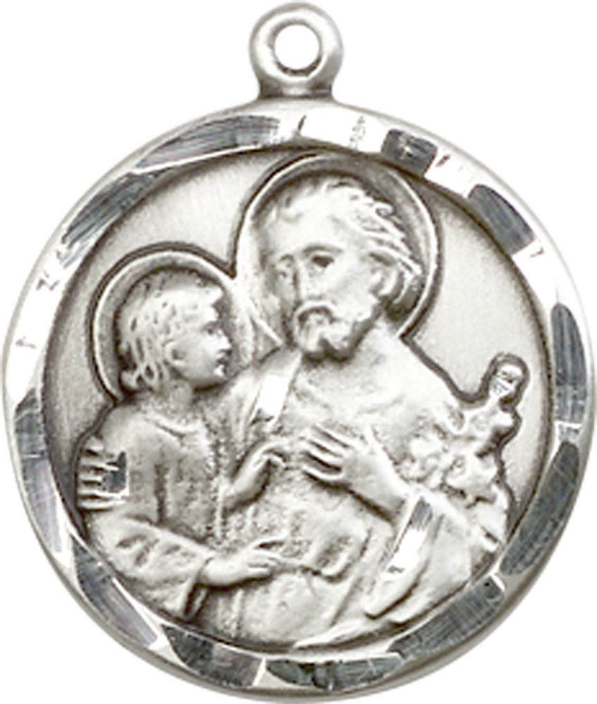 Sterling Silver Saint Joseph Medal