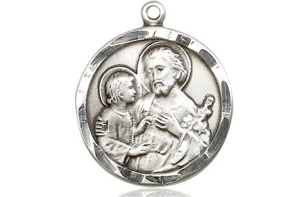 Sterling Silver Saint Joseph Medal