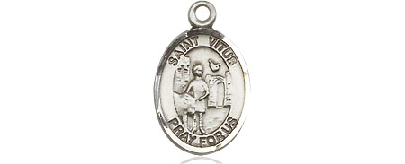 Sterling Silver Saint Vitus Medal