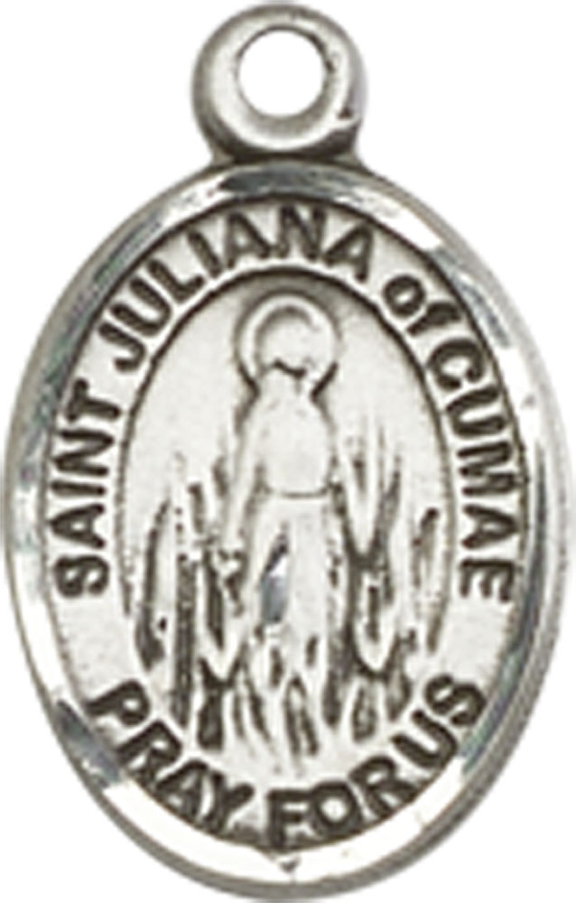 Sterling Silver Saint Juliana Medal