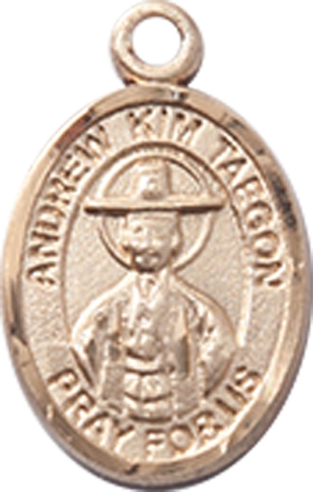 14kt Gold Filled Saint Andrew Kim Taegon Medal