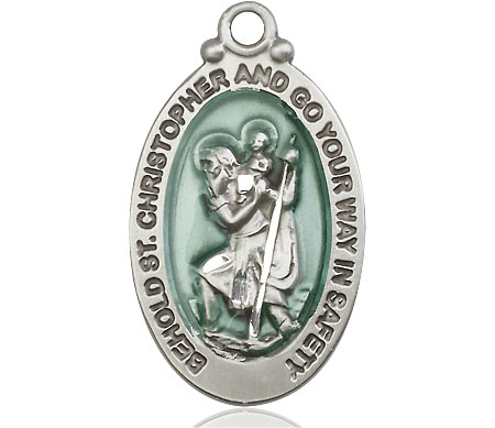 Sterling Silver Saint Christopher Medal