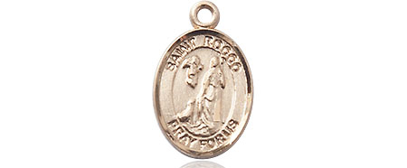 14kt Gold Filled Saint Rocco Medal