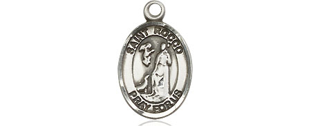 Sterling Silver Saint Rocco Medal