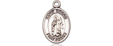 Sterling Silver Saint Drogo Medal