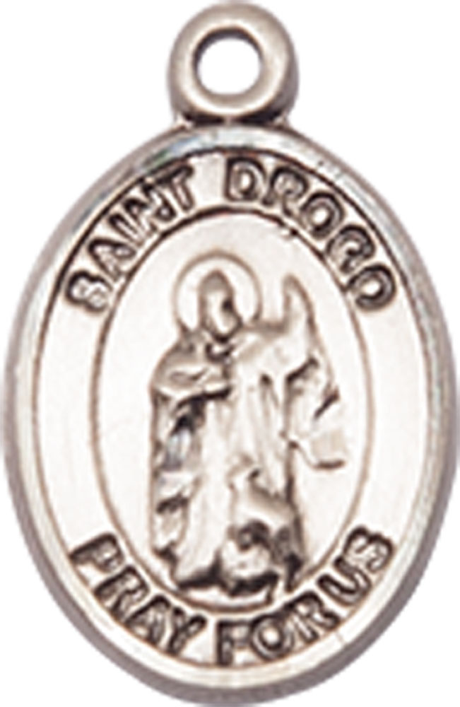 Sterling Silver Saint Drogo Medal