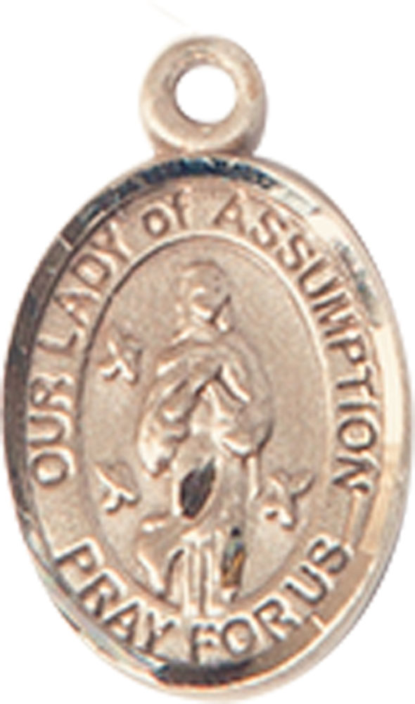 14kt Gold Filled Our Lady of Assumption Medal