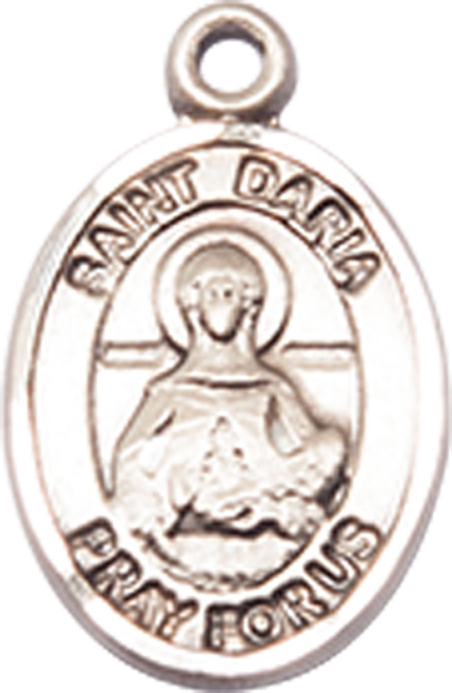 Sterling Silver Saint Daria Medal