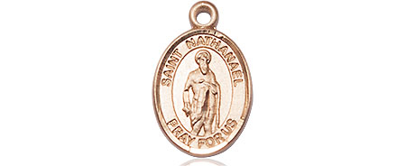 14kt Gold Saint Nathanael Medal