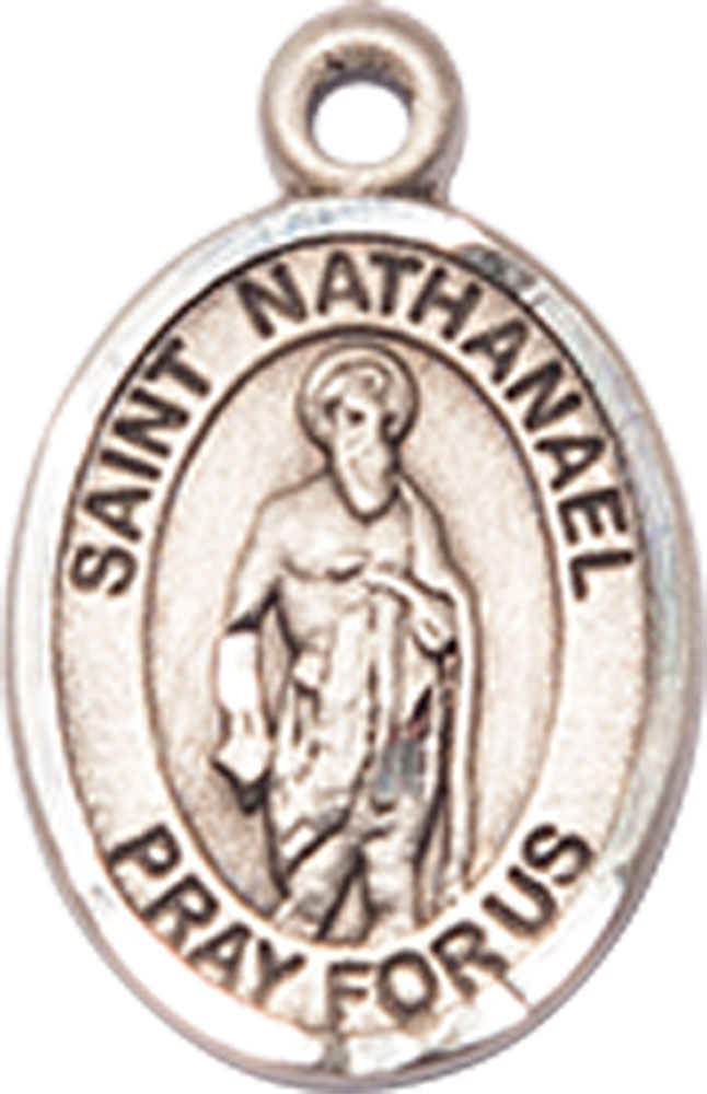 Sterling Silver Saint Nathanael Medal