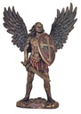 St. Michael w/o the devil, cold cast bronze, 13.5&quot;