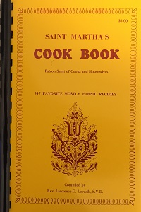 St. Martha Cookbook Retail $6.00