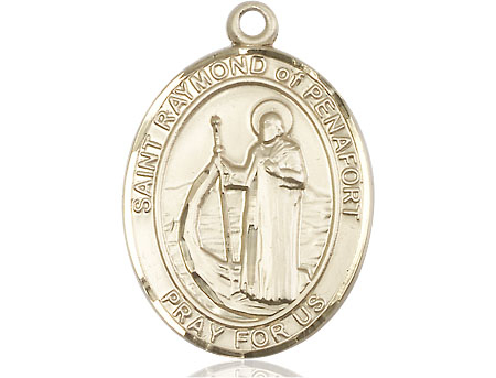 14kt Gold Saint Raymond of Penafort Medal