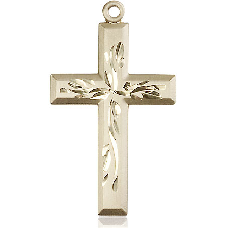 14kt Gold Cross Medal