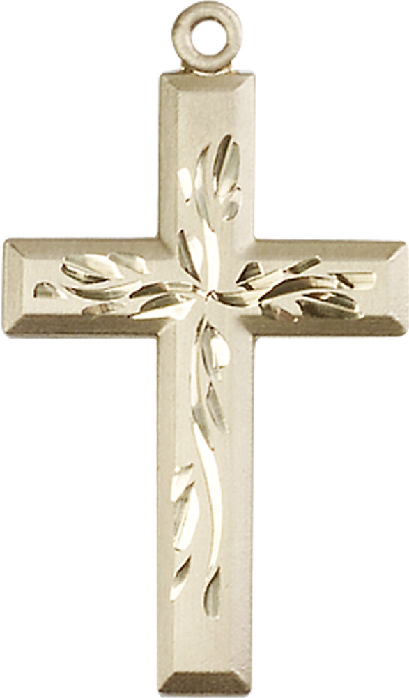 14kt Gold Cross Medal