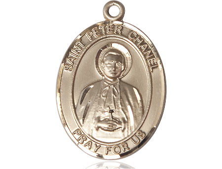 14kt Gold Saint Peter Chanel Medal